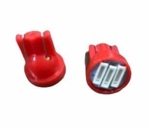 12V DİPSİZ AMPUL 3 LEDLİ T10 KIRMIZI (2 AD)