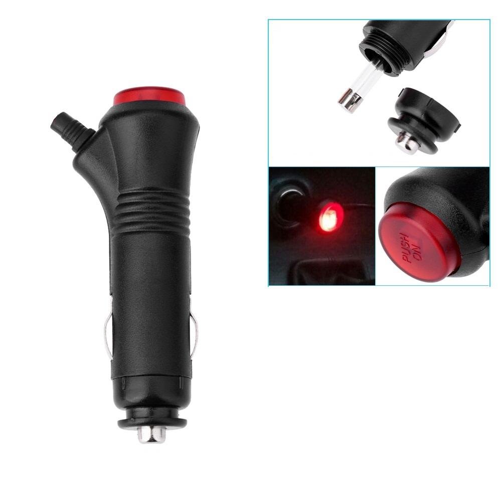 ÇAKMAK FİŞİ (PUSH ON BUTONLU) (IŞIKLI) (SİGORTALI) (3 A)