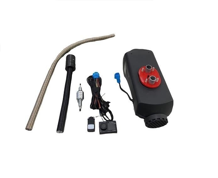 12V KOMPLE KABİN ISITICISI D2 TİPİ 40 W (1KW-5 KW) (WEBASTO) (KUMANDALI) (KOLAY MONTAJ)