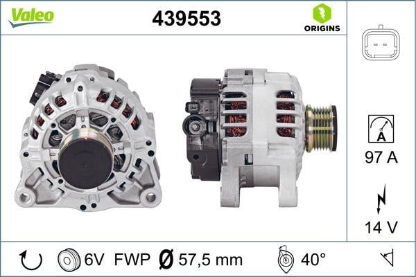 VALEO 14V ALTERNATÖR DİNAMO 97 A (4 AYAK)  CITROEN BERLINGO-FIAT FIORINO-PEUGEOT BIPPER/BOXER 