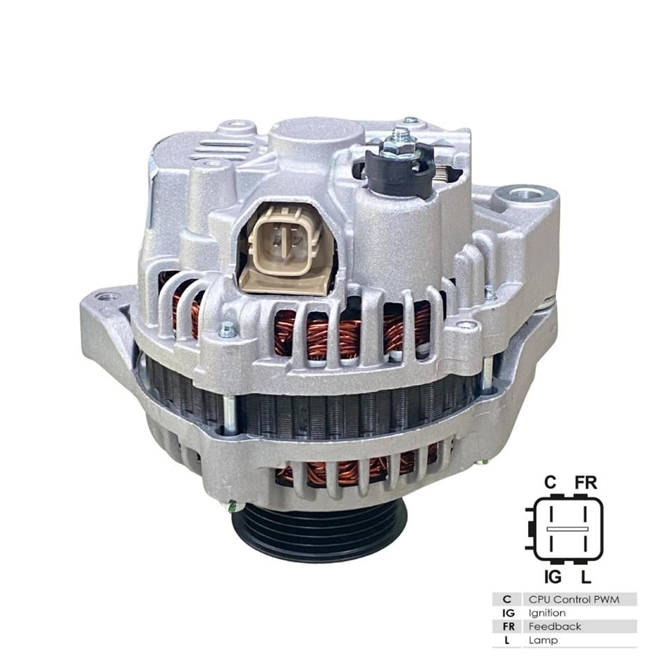 12V ALTERNATÖR DİNAMO 70 A (C-IG-FR-L) (4 FİŞ) HONDA CIVIC 2001-2005