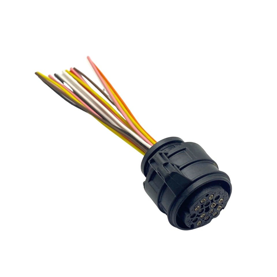ŞANZIMAN ELEKTROMEKANİK VALF GÖVDESİ SOKETİ (16 FİŞ KABLOLU) 