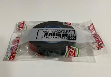 ÇİFT TARAFLI BANT 10 MM X 2 MT (YEŞİL-SİYAH)
