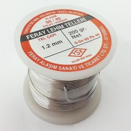 LEHİM TELİ 1.2 MM (60 KALAY/40 KURŞUN) 200 GR