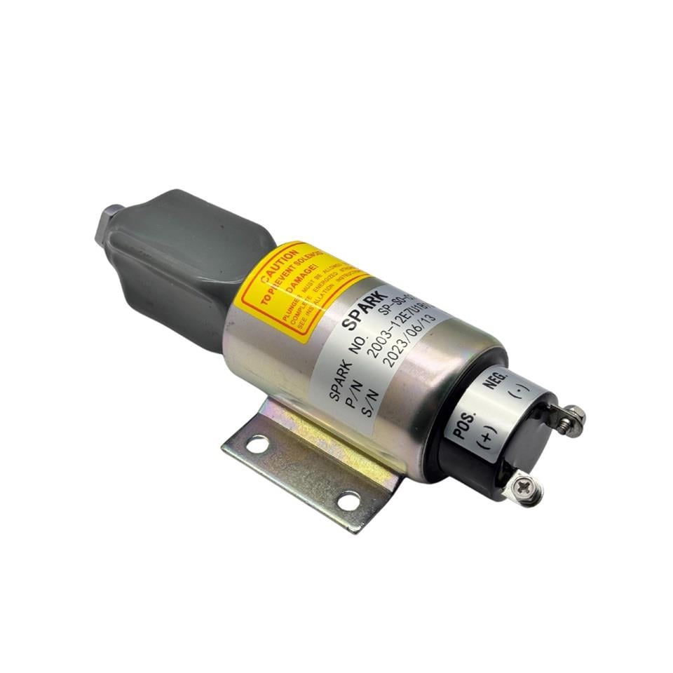 12V STOP SELENOİDİ AYAKLI (2 ÇIKIŞ) (PLT)