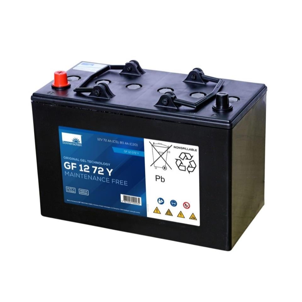SONNENSCHEIN 12V 72 AH DEEP CYCLE JEL AKÜ  (330*171*236) (KUTUP BAŞLI)