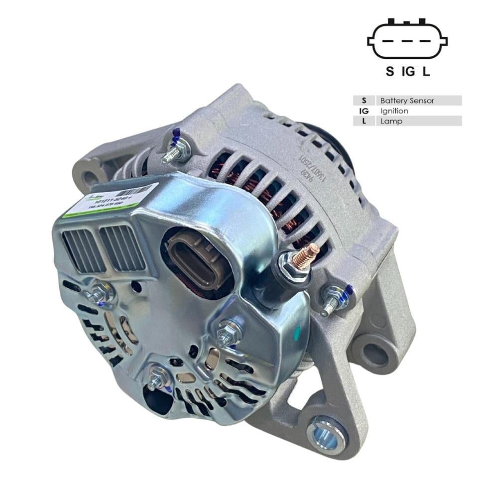 12V ALTERNATÖR DİNAMO 70 A (3 FİŞ OVAL SOKET) (S-IG-L) GEELY-TOYOTA COROLLA 1.6 1992-1999