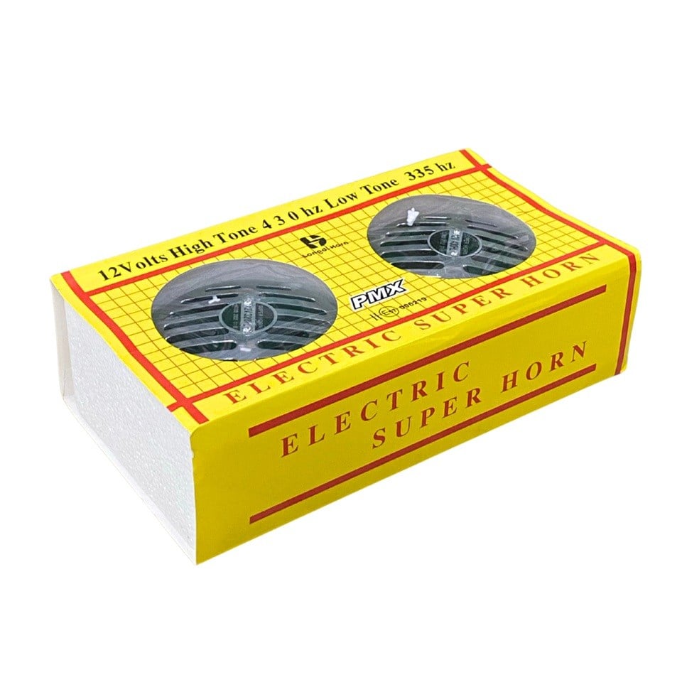12V DİDİT KORNA SÜPERTON 300/400 HZ (KROM) (TAKIM)