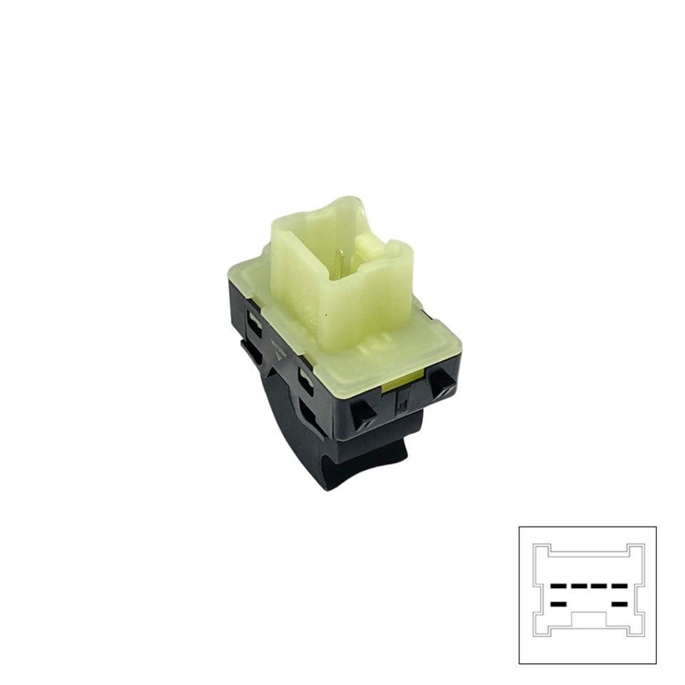 CAM ANAHTARI (6 FİŞ TEKLİ SAĞ KAPI) DACIA DUSTER/LODGY-RENAULT CLIO VI/FLUENCE/MEGANE III