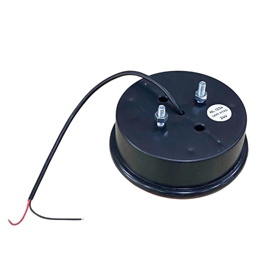 24V GERİ VİTES LAMBASI LEDLİ (YUVARLAK) GÜLERYÜZ COBRA-MITSUBISHI-OTOKAR-TEMSA (122 MM)
