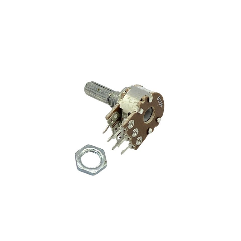 POTANSİYOMETRE STERIO B50K (50 KOhm) (6 UÇLU)
