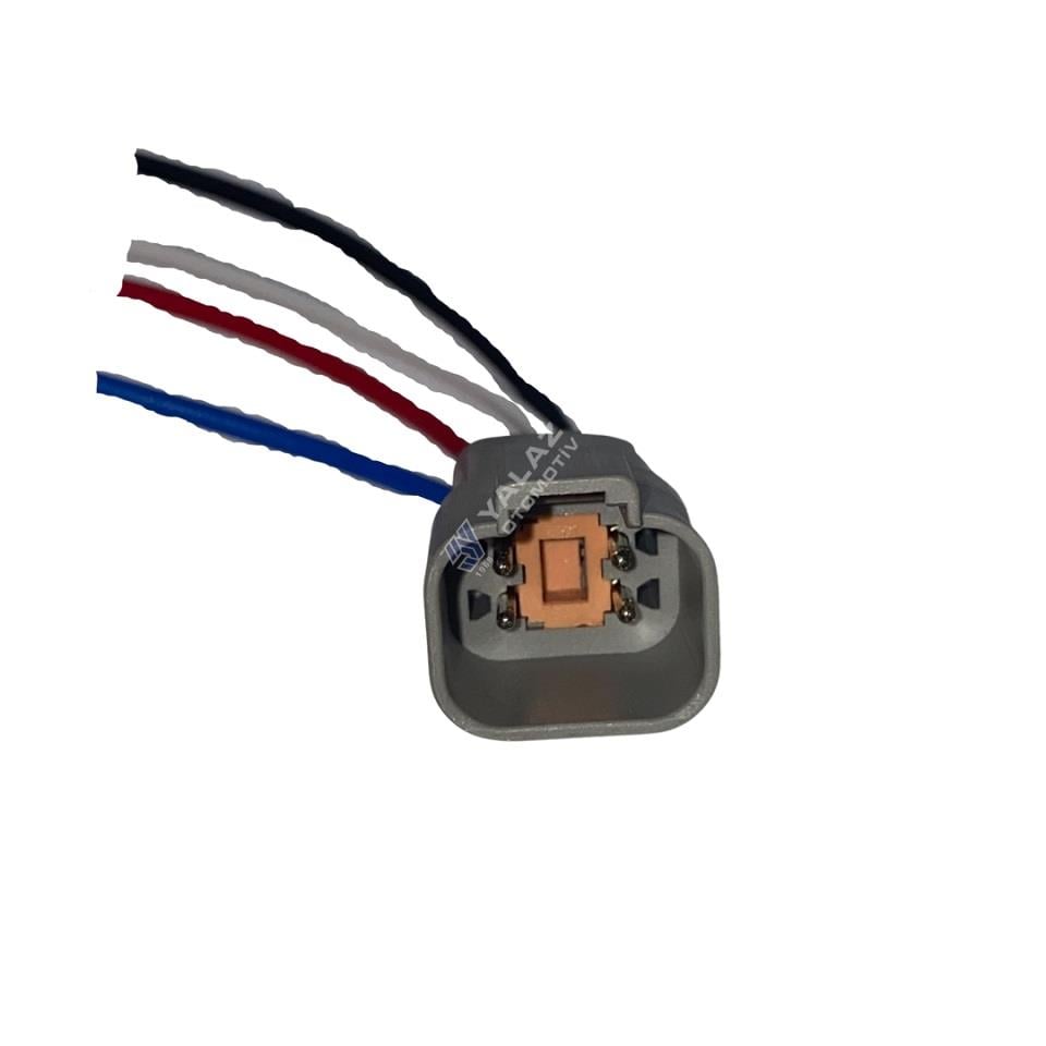 DEUTSCH KONNEKTOR ERKEK (4 FİŞ) (KABLOLU) İŞ MAKİNASI