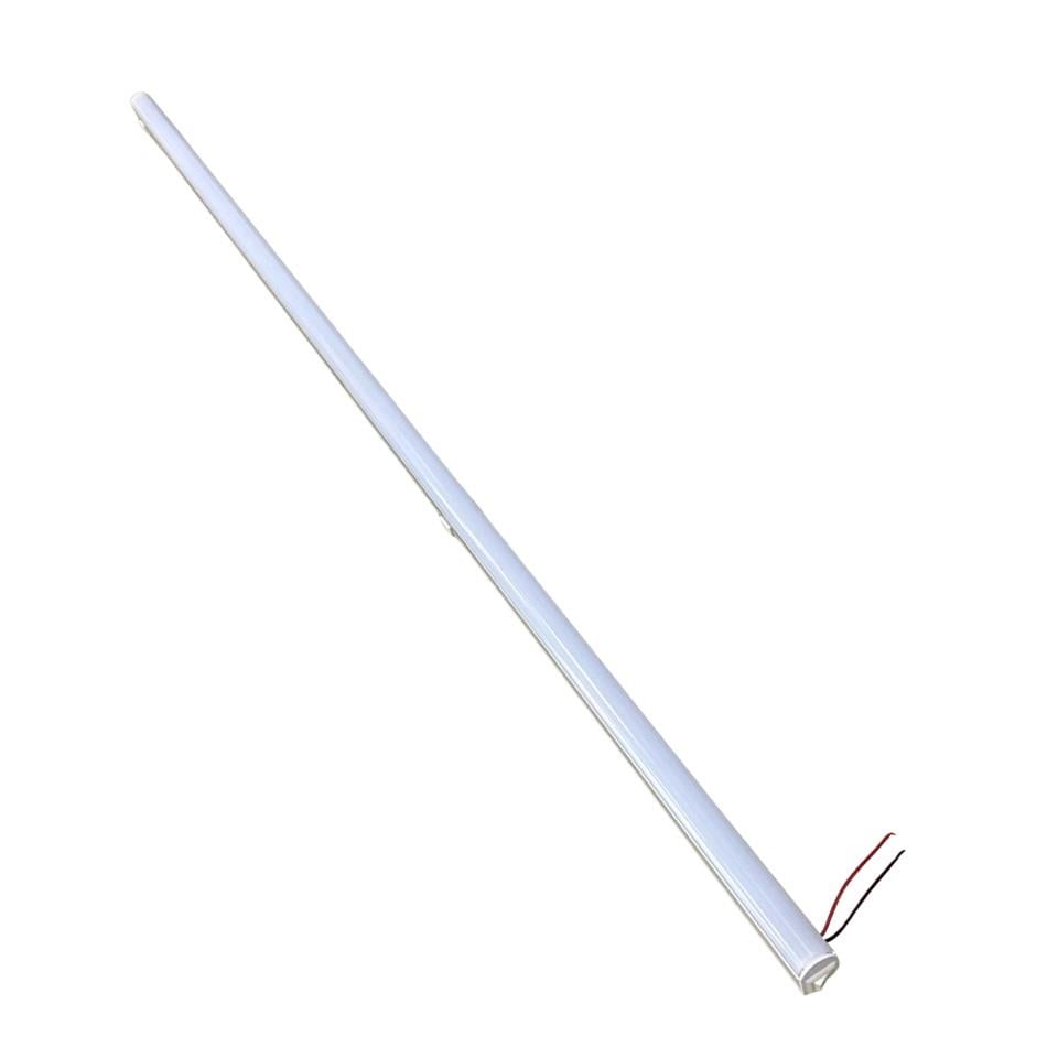 12V FLORESAN TAVAN LAMBASI LEDLİ ANAHTARLI (BUZLU CAM) SARI (100 CM)
