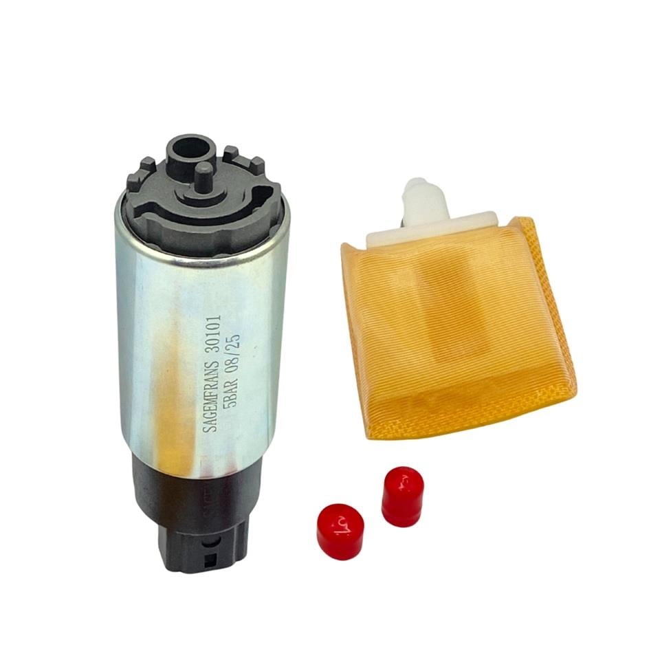 12V ELEKTRİKLİ YAKIT POMPASI 5 BAR 38 MM (FİLTRELİ)