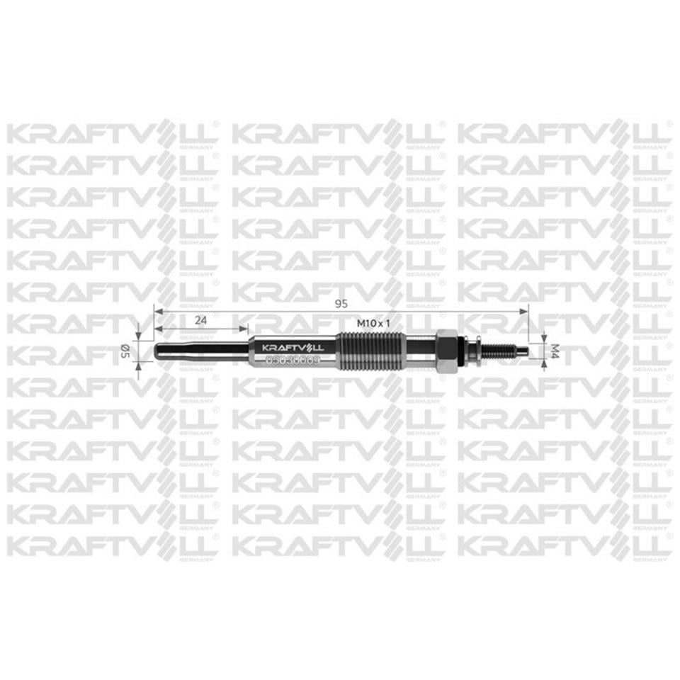 KRAFTVOLL 11V KIZDIRMA BUJİSİ (CIVATALI) DACIA SOLENZA-OPEL ARENA-RENAULT CLIO II/KANGOO/MEGANE I/TR