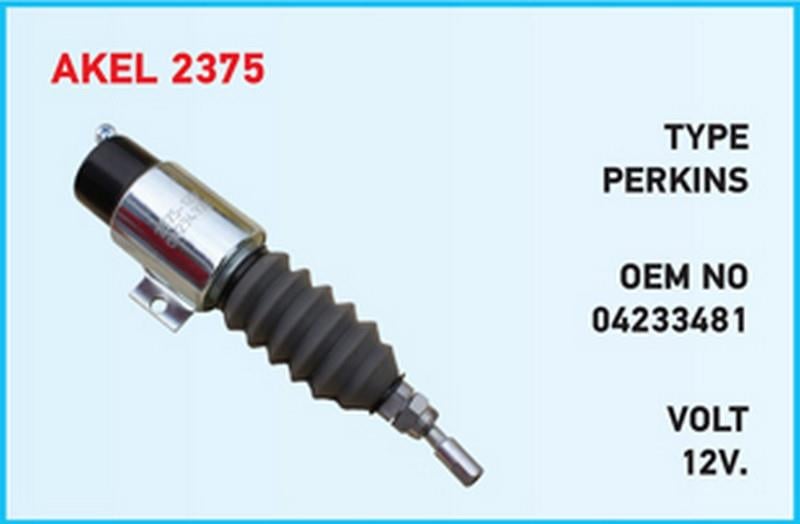 12V STOP SELENOİDİ AYAKLI (TEK FİŞLİ) (MAFSALLI)
