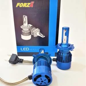 12V H4 COB LED XENON FAR AMPUL SETİ KOYU MAVİ 30.000K