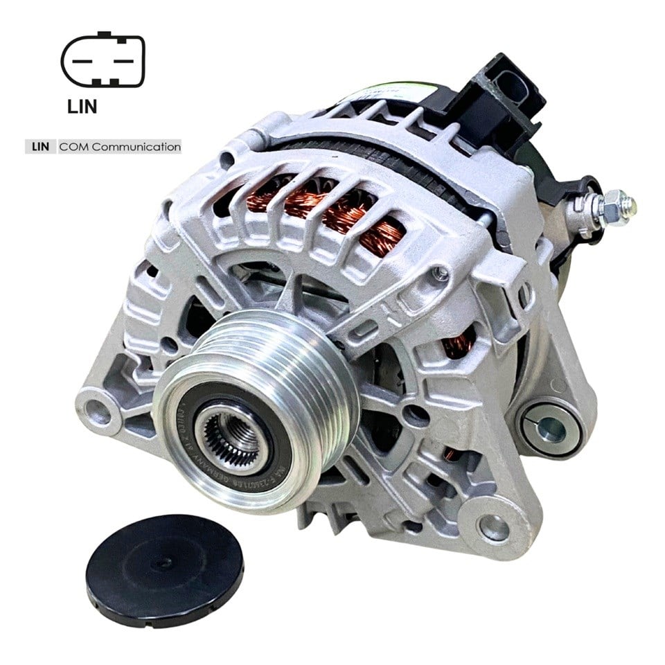 12V ALTERNATÖR DİNAMO 120 A (TEK FİŞ) (LIN) HYUNDAI ELANTRA IV/I20/I40-KIA CARENS IV/RIO/STONIC 