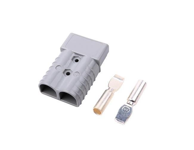 600V ELEKTRİKLİ FORKLİFT AKÜ SOKETİ 175A 35 MM (GRİ) (ÇAP:55 BOY:80 MM)