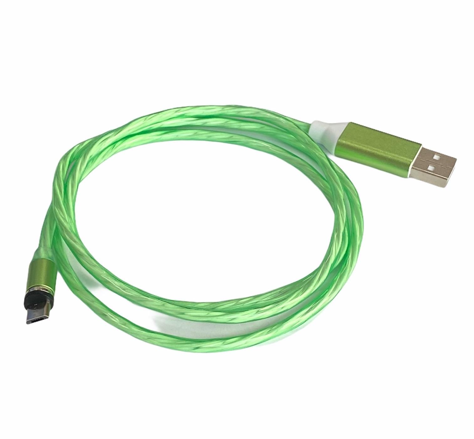 TELEFON ŞARJ KABLOSU MİKRO (MIKNATISLI) (IŞIKLI)