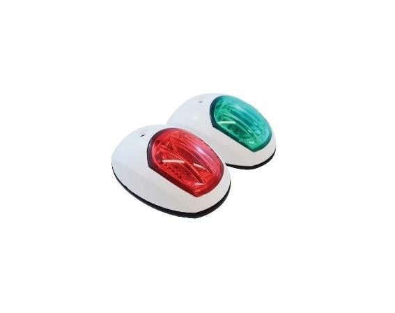 12V İSKELE SANCAK TEPE LAMBASI 12-LEDLİ KIRMIZI/YEŞİL MARİNE (2 AD)