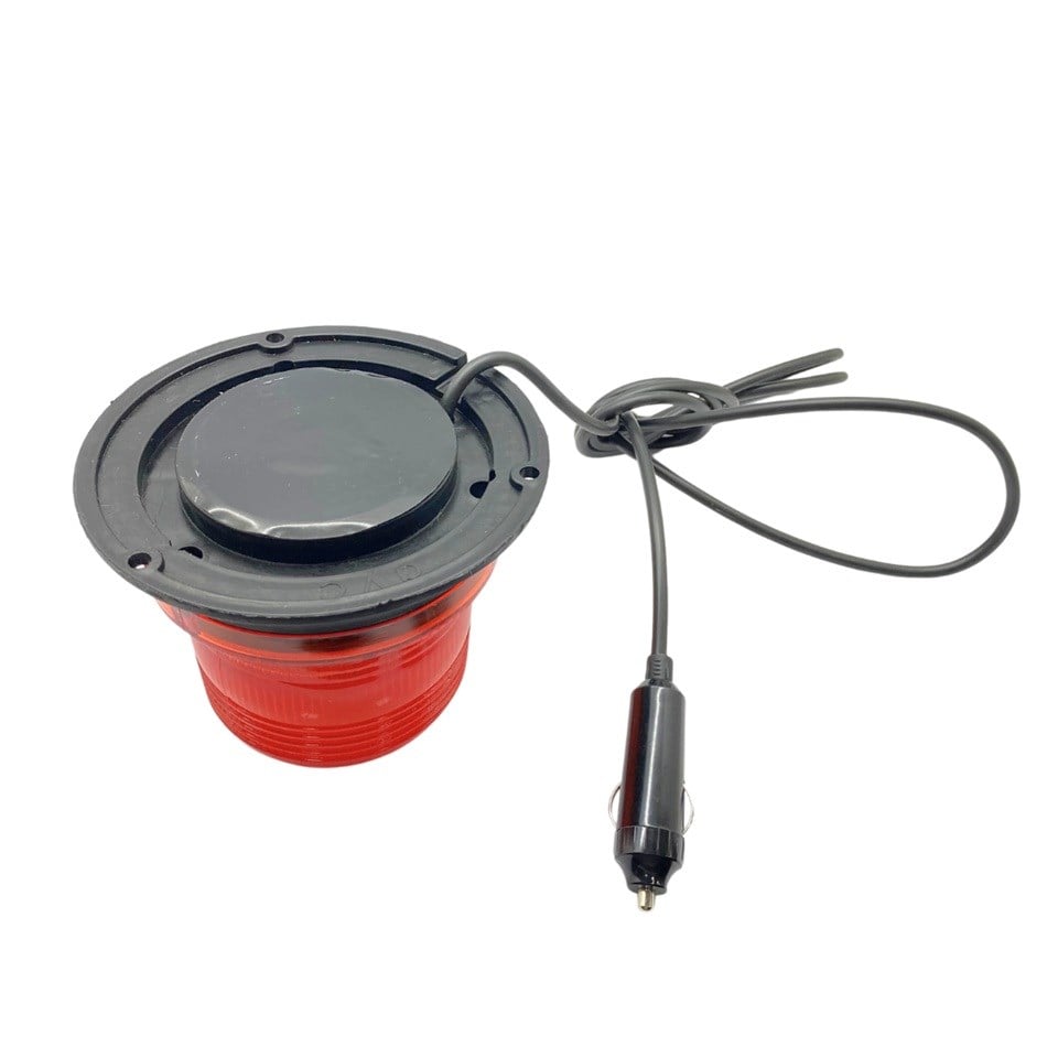 12V-80V ÇAKAR FLAŞ TEPE LAMBA MIKNATISLI ÇAKMAK FİŞLİ LEDLİ (85*93 MM) SARI