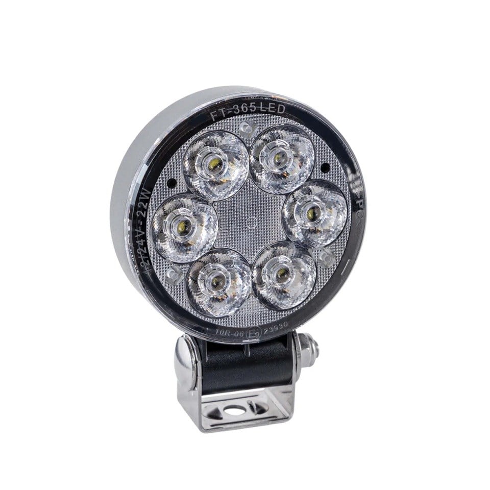 FRISTOM 12V-24V ÇALIŞMA LAMBASI 6-LEDLİ 5700K 1600 LUMEN (125*90 MM)