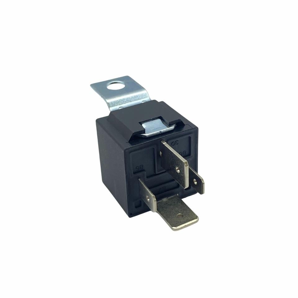 24V RÖLE 4 UÇLU 80 A (2 UÇ KÜÇÜK / 2 UÇ BÜYÜK) (6.3 MM / 9.5 MM) (30-85-86-87) DİRENÇLİ