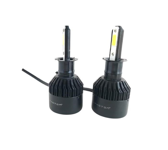 PHOTON 12V H3 COB LED XENON FAR AMPUL SETİ 6000K 6000 LÜMEN