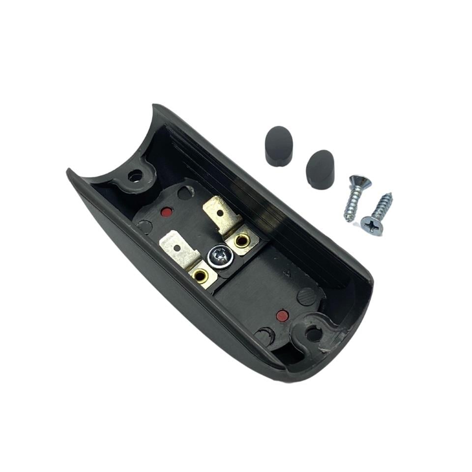 YILKA DURACAK (STOP) İKAZ BUTONU BORU TİP GRİ (DİK) (85*36 MM) BELEDİYE OTOBÜSÜ