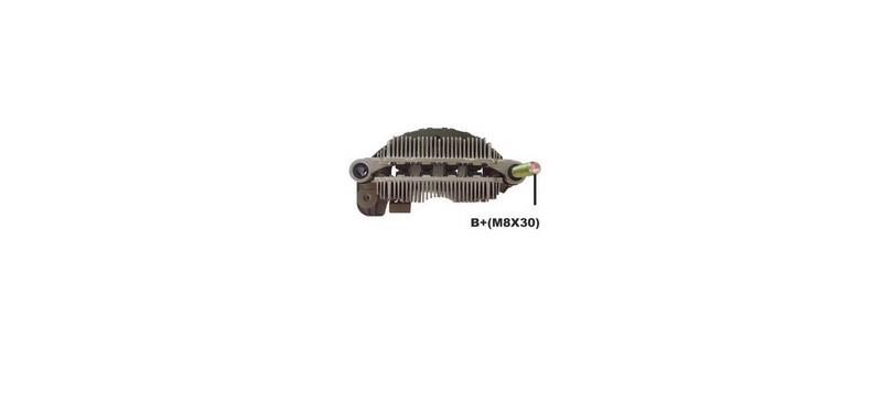 DİYOT TABLASI TARAK 100 MM 8 DİYOT (İKAZ DİYOTSUZ) FORD-IVECO-RENAULT-VOLVO