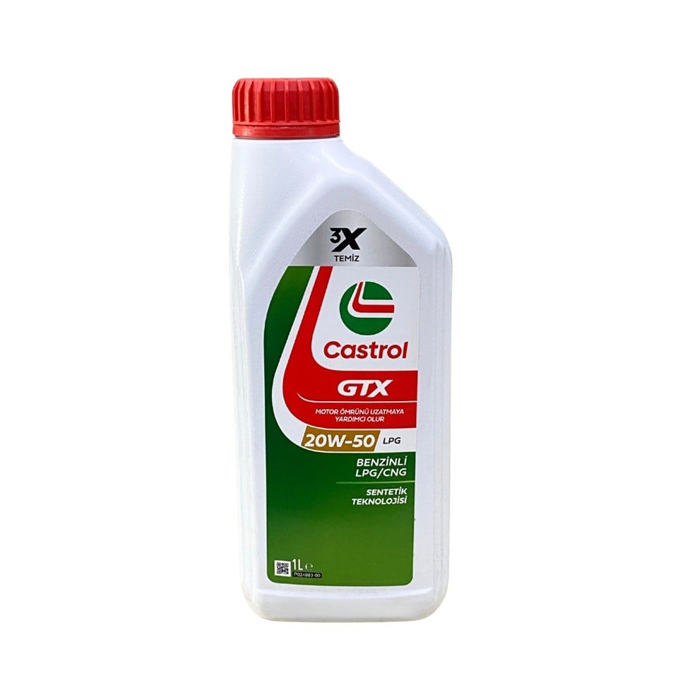 CASTROL GTX 20W-50 MOTOR YAĞI (LPG) (1 LT)