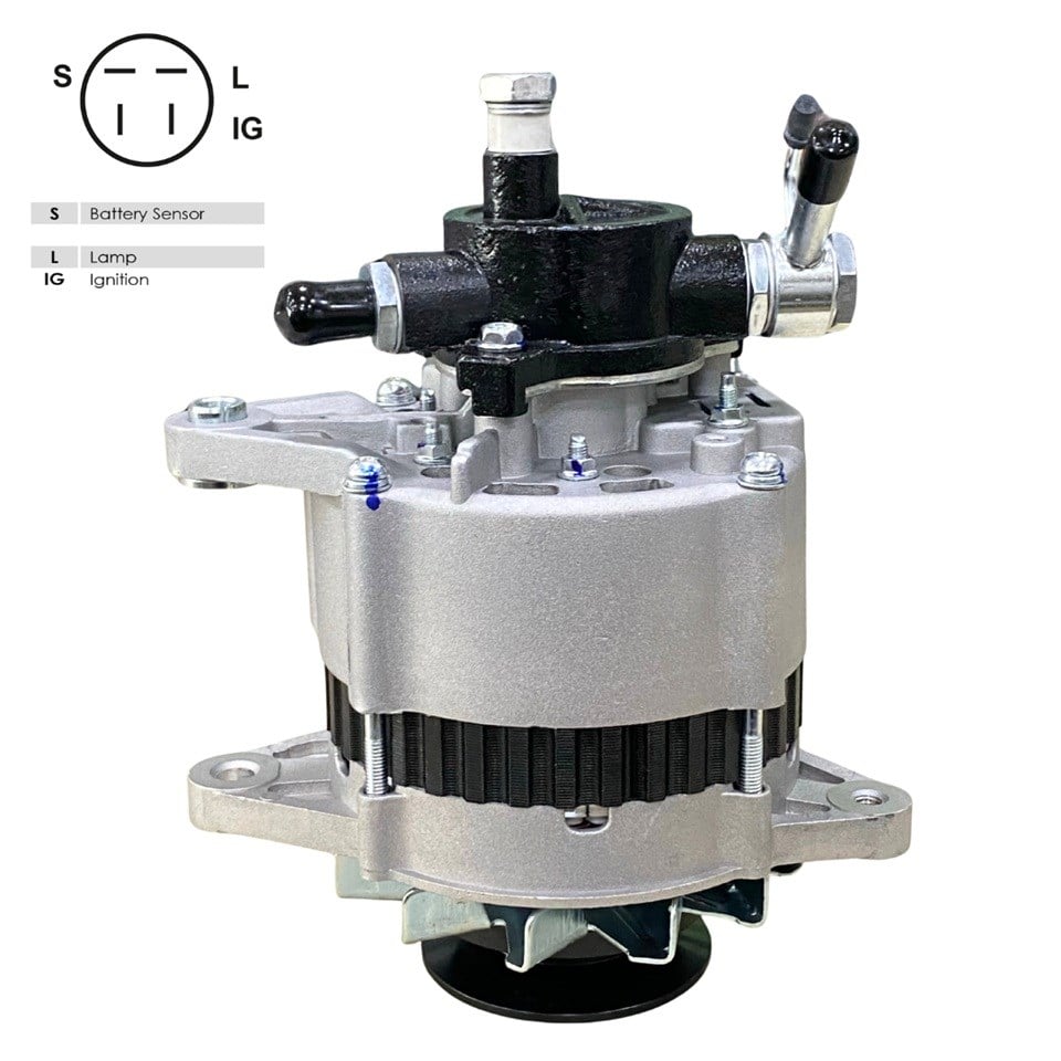 24V ALTERNATÖR DİNAMO HITACHI TİPİ 35 A (3 FİŞ) (S-L-IG) ISUZU NPR