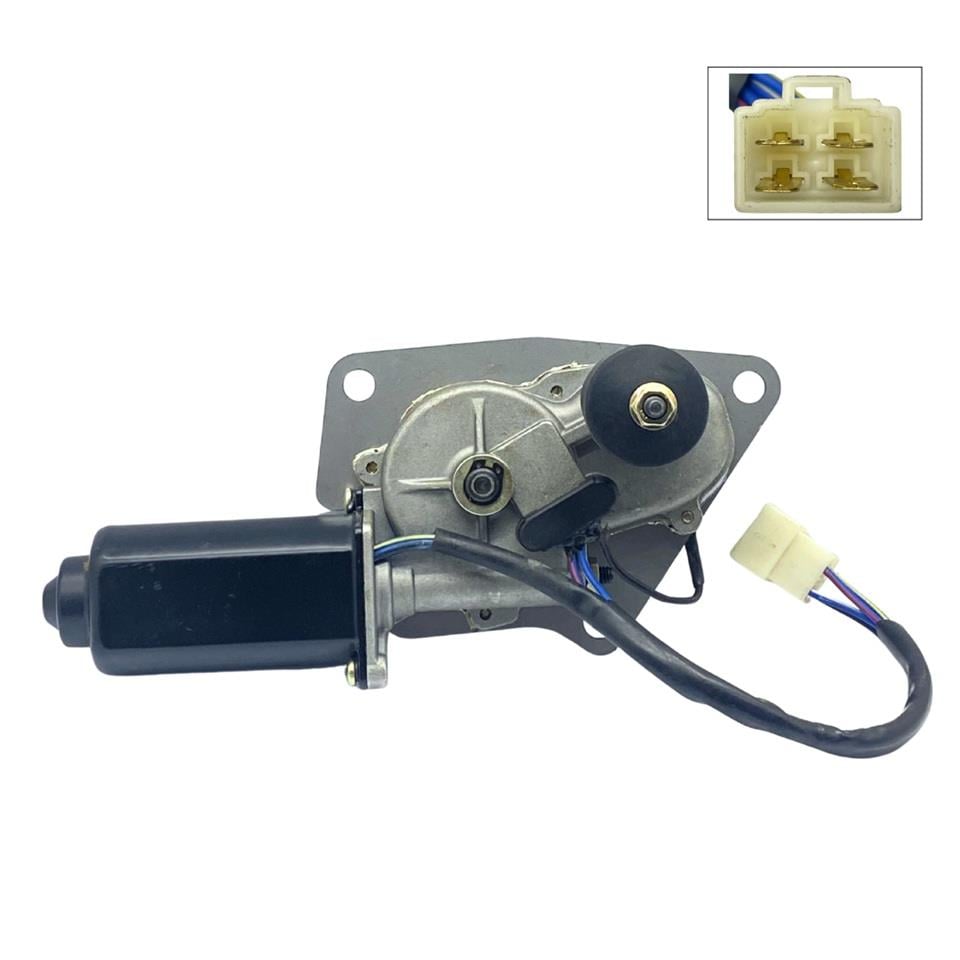 MITSUBA 24V SİLECEK MOTORU KABİN TİP TEK MİLLİ 90° KOMATSU PC60-7 İŞ MAKİNASI