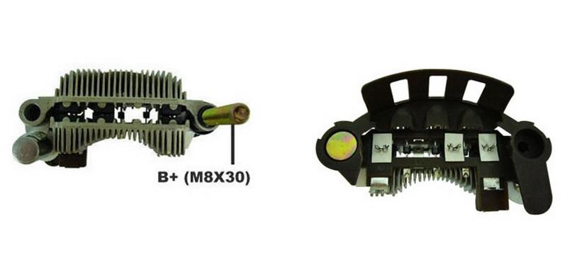DİYOT TABLASI  TARAK 85 MM 6 DİYOT (M8 SAĞ CIVATA) (İKAZ DİYOTLU) MITSUBISHI L300 TAIWAN