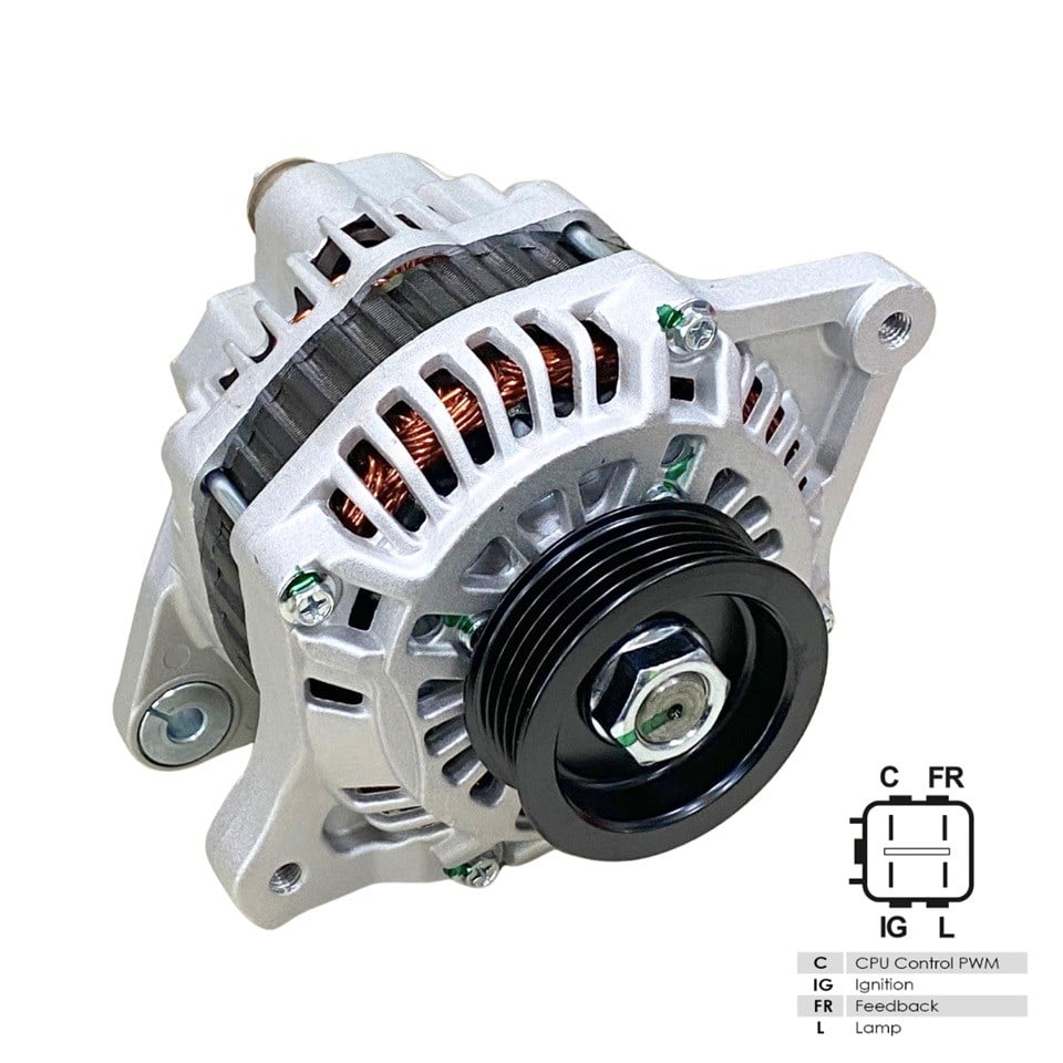12V ALTERNATÖR DİNAMO 80 A (C-IG-FR-L) (4 FİŞ) HONDA CITY/CIVIC/JAZZ
