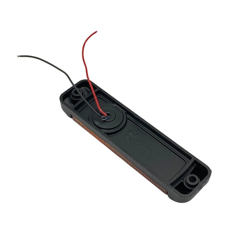 12V-24V YAN SİNYAL LAMBASI (SİDE MARKER) LEDLİ SARI KRONE TİP DORSE (130*32 MM)
