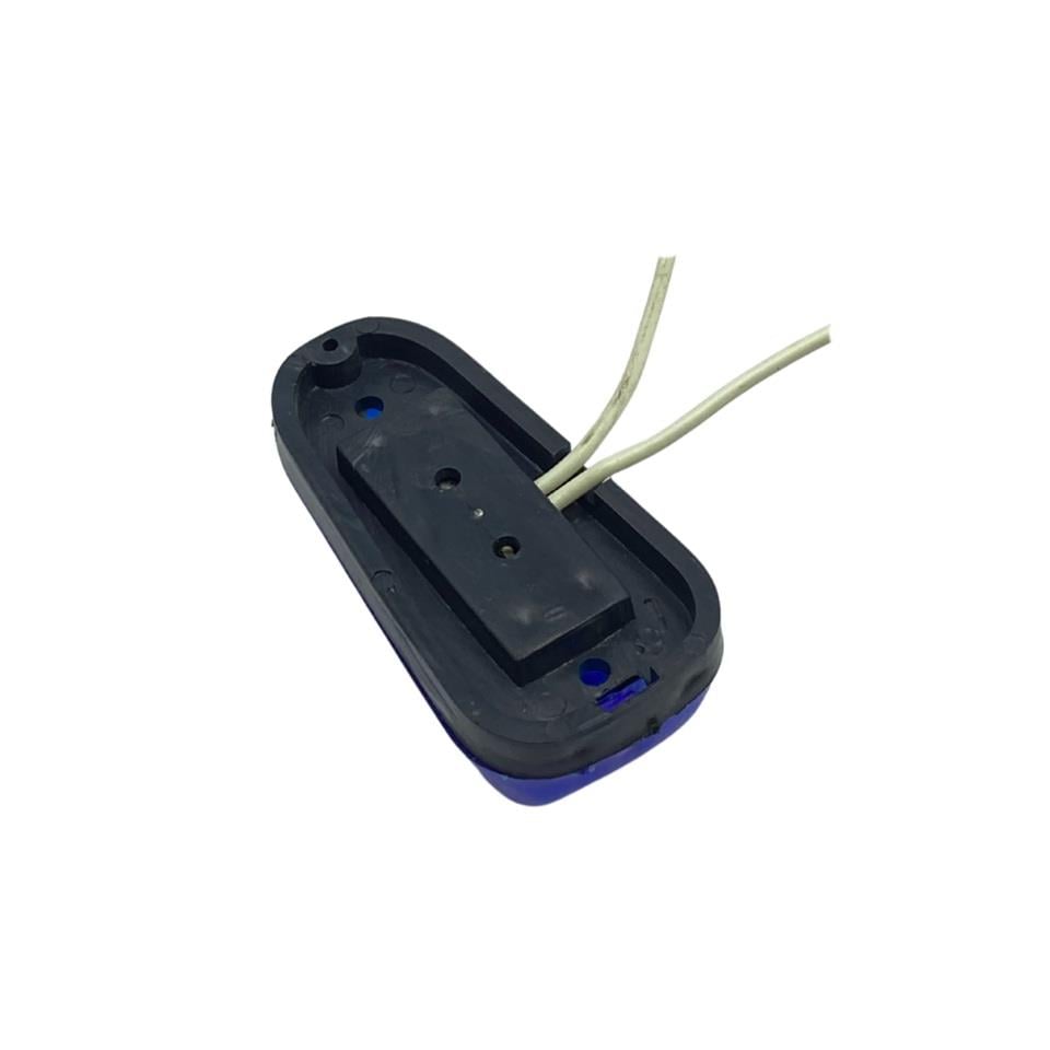 DEKOR LAMBASI MAVİ MİNİ SİYAH TABAN (3W SOFİT 31 MM-AMPULSÜZ) (64*31 MM)