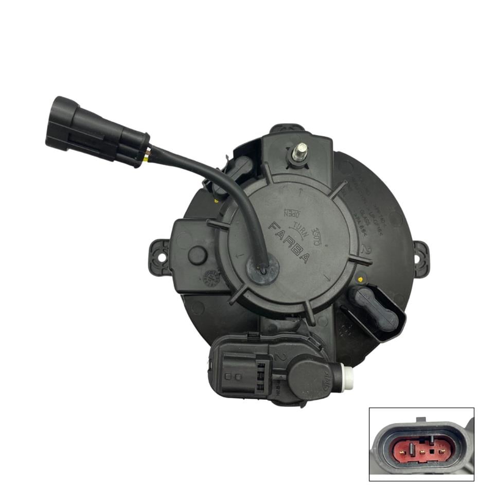 FARBA 24V FAR (ELEKTRİKLİ-MOTORLU) PARKLI KISA HÜZME H7 (180 MM) FORD CARGO 2008 >