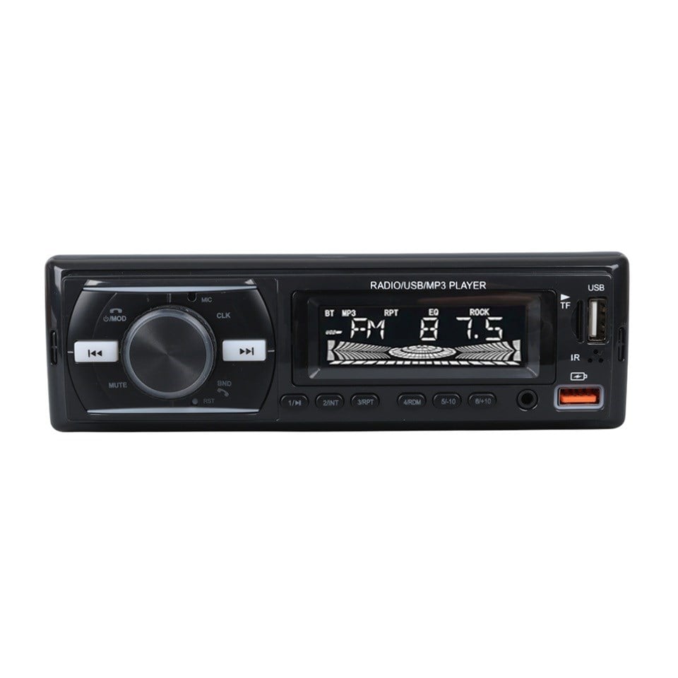 OTO TEYP-RADYO AUX/BLUETOOTH/MP3/SD KART/USB X 2 ŞARJ (UZAKTAN KUMANDALI) (7 RENKLİ)