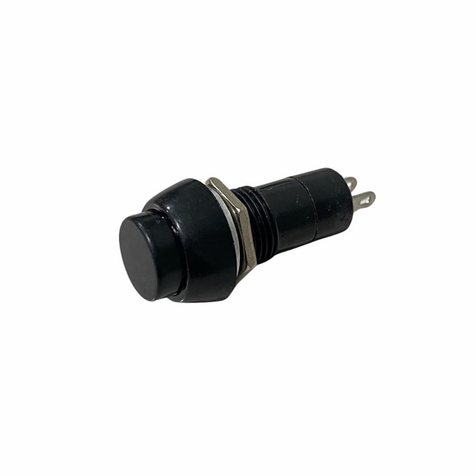 MİNİ BUTON PLS YAYLI (12 MM) SIYAH