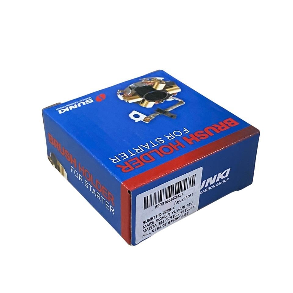 MARŞ KÖMÜR YUVASI NIPPON DENSO TİPİ 2 KW (4 KÖMÜRLÜ) ISUZU FORKLİFT-MAZDA B2500 PICK-UP -PEUGEOT J9 