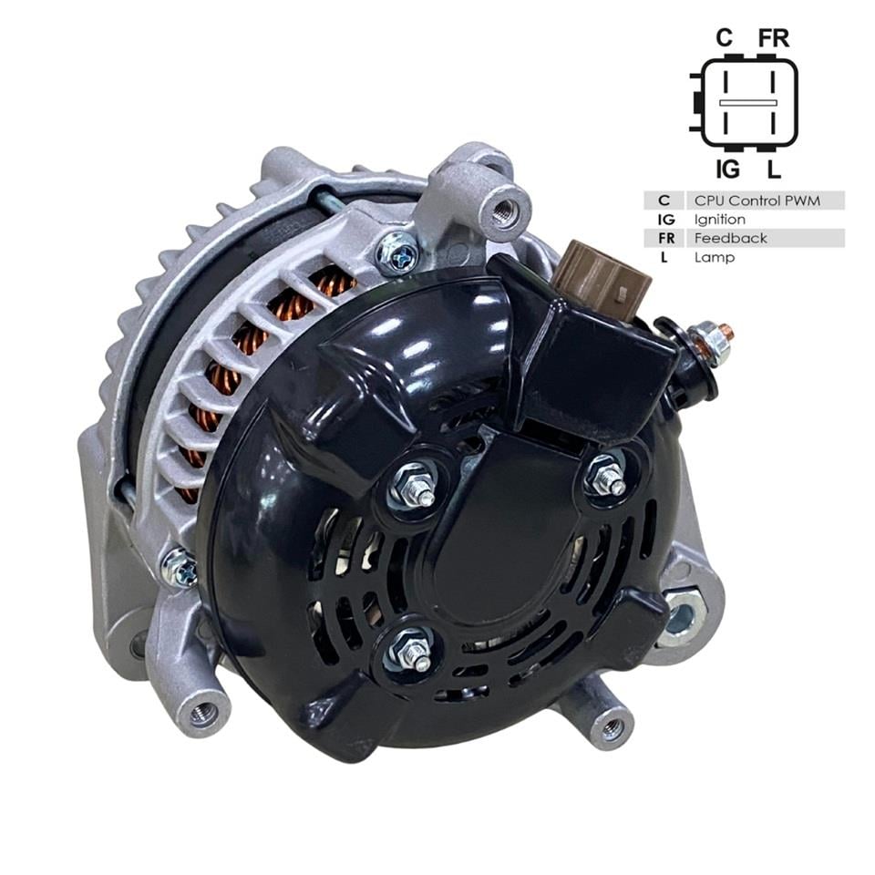 12V ALTERNATÖR DİNAMO 130 A (C-IG-FR-L) (4 FİŞ) HONDA ACCORD/CR-V 2007 >