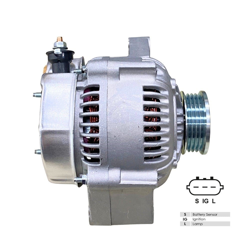 12V ALTERNATÖR DİNAMO 70 A (3 FİŞ OVAL SOKET) (S-IG-L) TOYOTA COROLLA 1.6 1992-1999