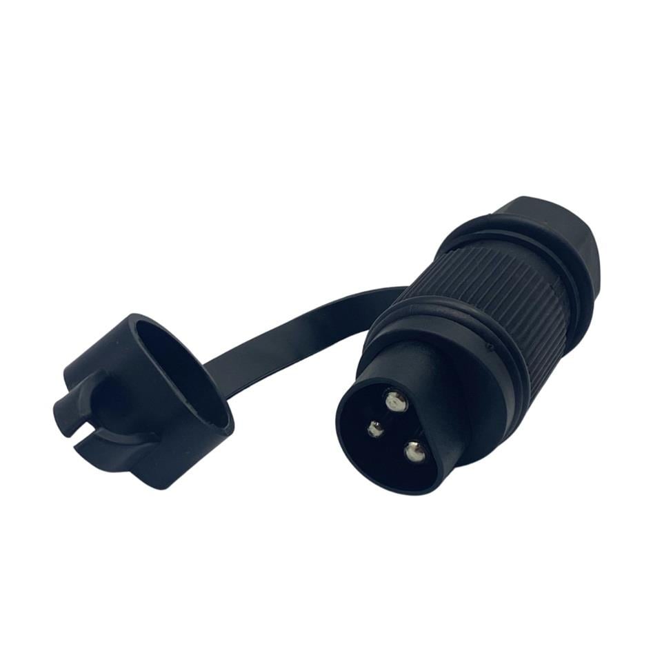 RÖMORK FİŞİ 3'LÜ ERKEK PLS (6V-24V)