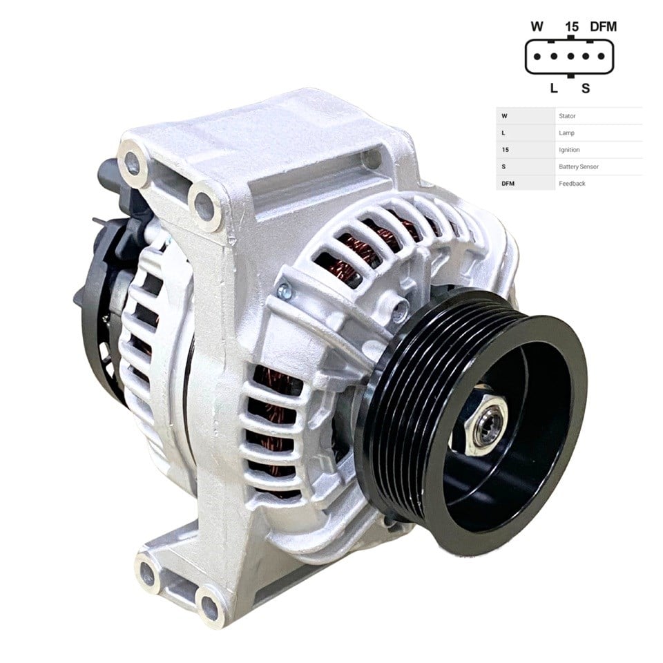 BOSCH 24V ALTERNATÖR DİNAMO 80A (W-L-15-S-DFM) DAF CF85/XF105 EURO5