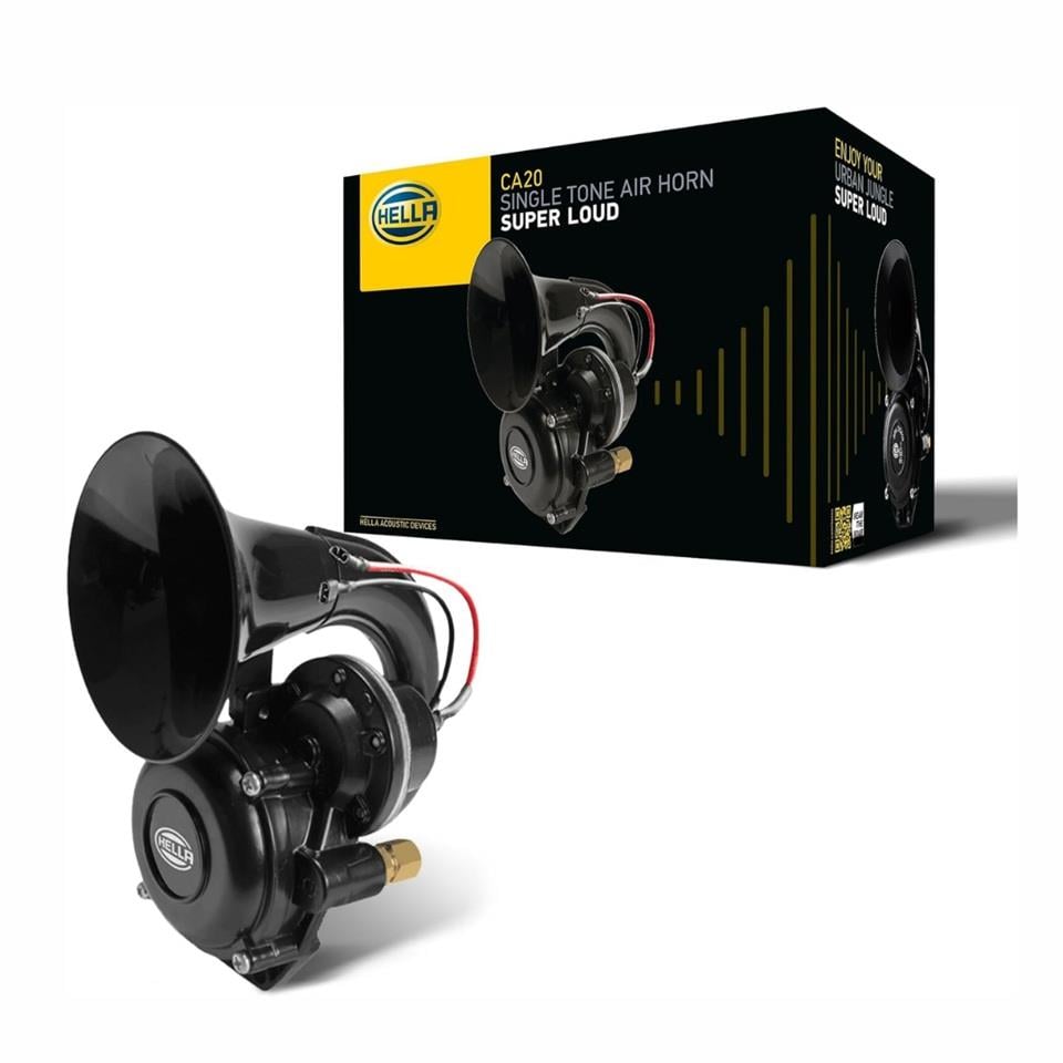 HELLA 12V-24V HAVALI KORNA EĞRİ (JERICHO) 115 dB 400 HZ