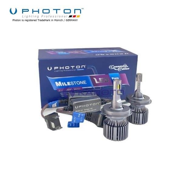 PHOTON 12V-24V H4 CSP LED XENON FAR AMPUL SETİ 6000K 12000 LÜMEN MİLESTONE CANBUS