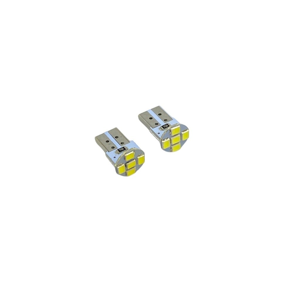 12V DİPSİZ AMPUL T10 (5 LEDLİ) BEYAZ (2 AD)