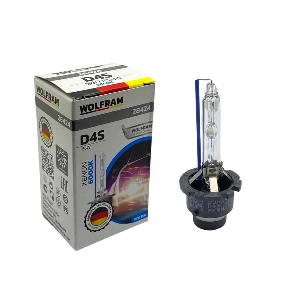 WOLFRAM 12V-85V XENON AMPUL D4S 35W 6000K GERMANY